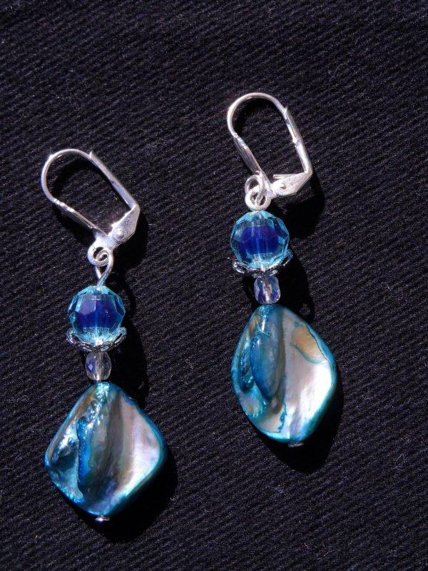 Boucles d'oreilles nacres