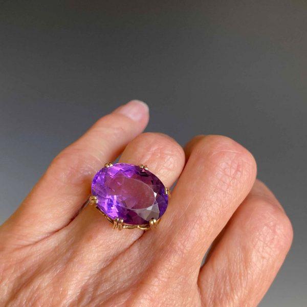 Bague violette